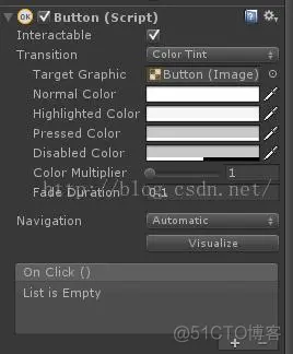 Unity UGUI基础之Button_高亮